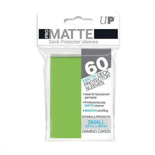 Ultra Pro Card Card Sleeves Japanese Size 60τμχ Lime Green