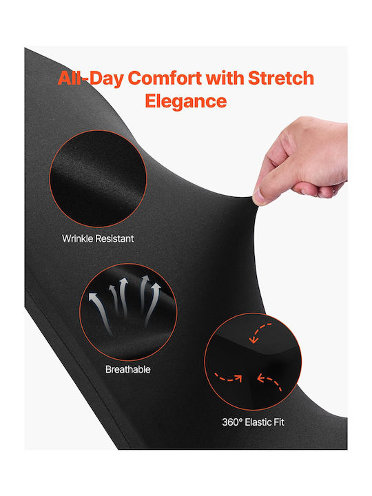 Vevor Elastic Chair Covers 150 Pieces Receptions Black Fit Chairs Up To 51 X 45 X 95 Cm Yths150pcszk54ahs001v0