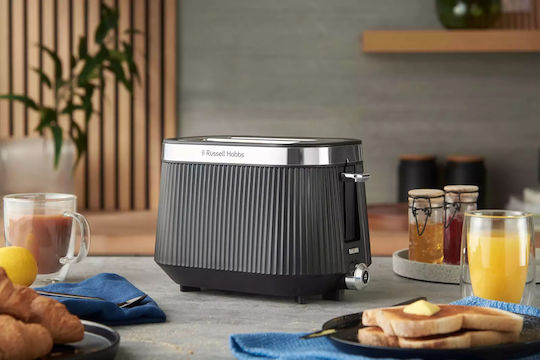 Russell Hobbs Brontë Φρυγανιέρα 2 Θέσεων 980W Μαύρη