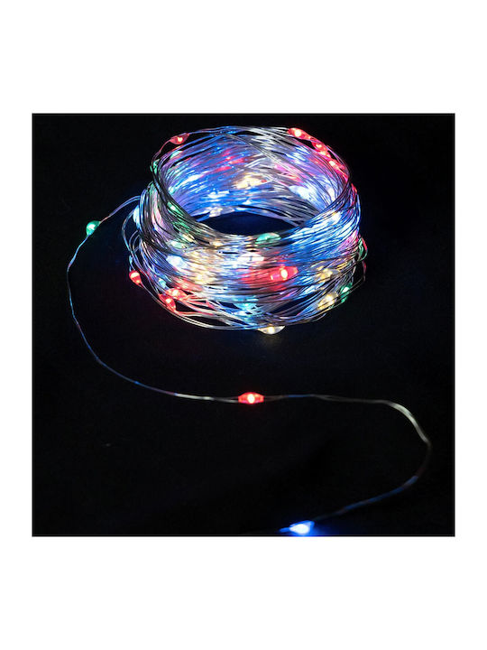 150 Lights LED 15m. Multicolor Battery in String 1pcs
