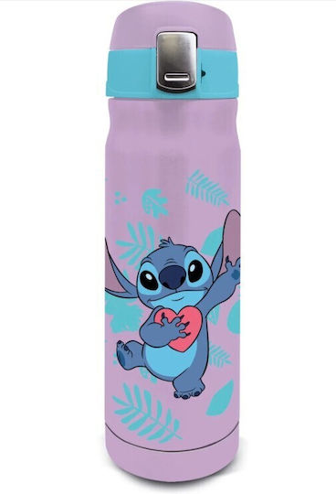 Stor Sticlă Pentru Copii Lilo & Stitch Oțel Inoxidabil Stitch 410ml (Diverse Modele/Culori)