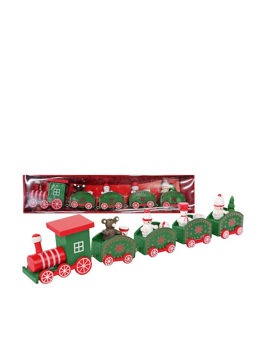 XMASfest Christmas Wooden Figure Train Length 5.5cm