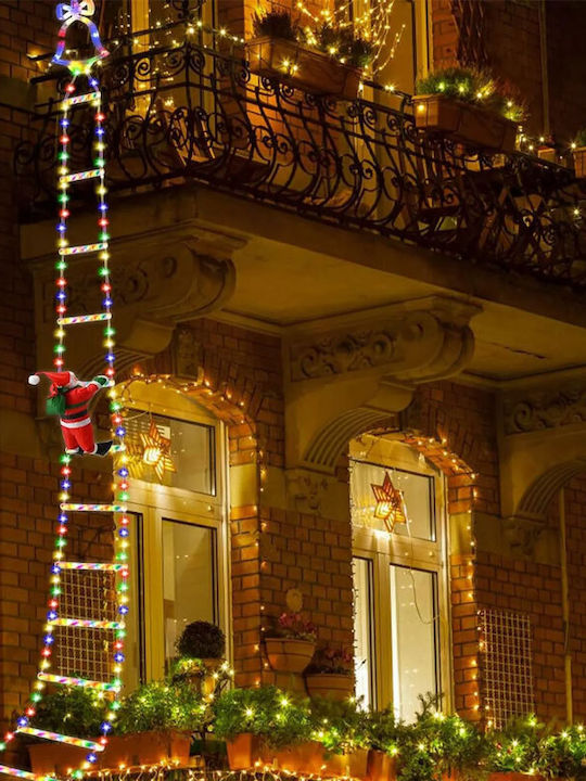 Illuminated Christmas Figure Ladder Length 150cm