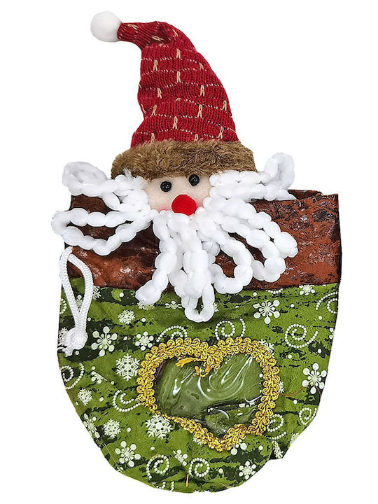 XMASfest Pouch Bag Window & Xmas Figure 24x16cm Xmasfest 1133692 1pc Random Design Selection