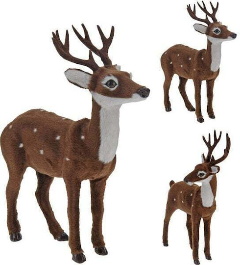Koopman Christmas Plush Figure Deer Height 37cm (Μiscellaneous Designs)
