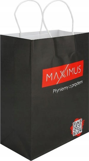 Maxximus Paper Bag for Gift Black