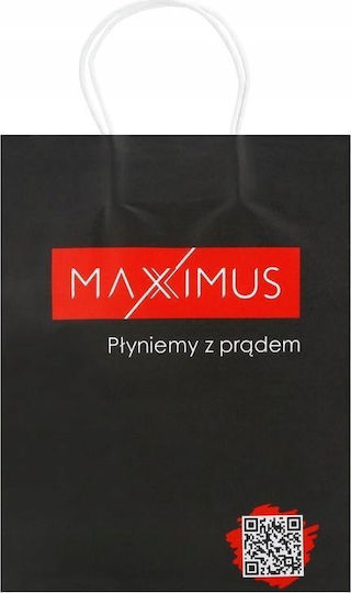 Maxximus Paper Bag for Gift Black