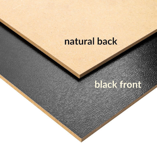 Creative Deco 10 x A4 MDF-Platte Schwarz 300 x 210 x 3 mm MDF-Platten DIY Basteln Perfekt für Pyrographie Laserschneiden Modellbau Fräsen CNC Plotter Laubsägearbeiten