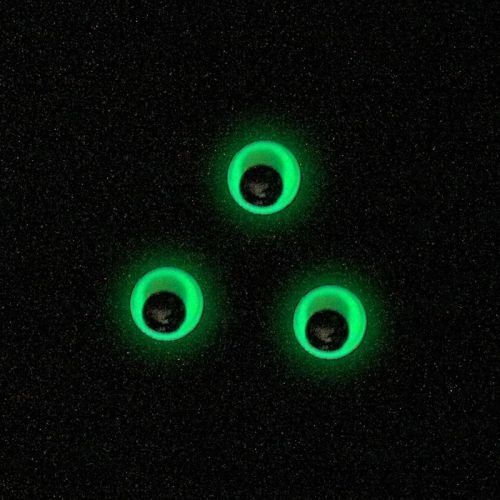 Movable Phosphorescent Eyes Glow In Dark 12 Mm 30 Pcs Titanum