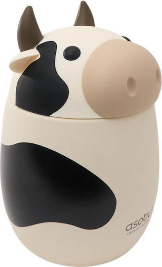 Asobu Plastic Kids' Food Container 0.6lt Insulated Cow