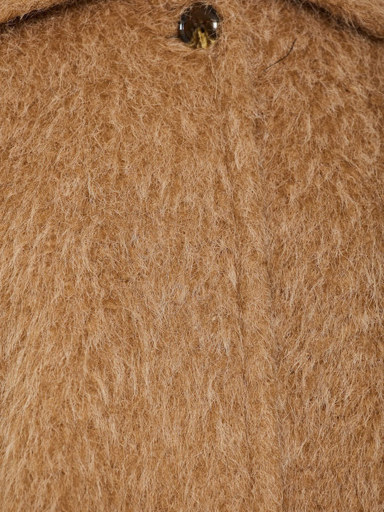 Women's Long Fur Beige