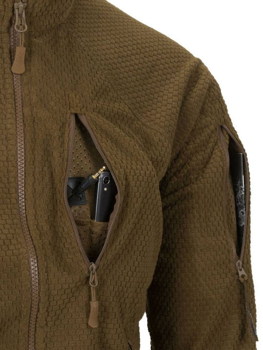 Helikon Tex Alpha Tactical Grid Cardigan de vânătoare Fleece Negru
