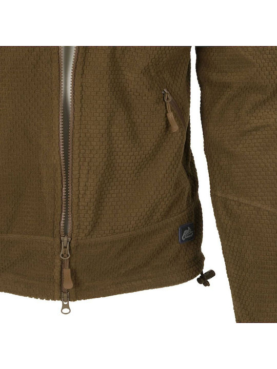 Helikon Tex Alpha Tactical Grid Cardigan de vânătoare Fleece Negru