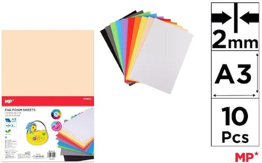Madrid Papel Foam Paper Block 10 Sheets