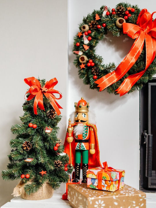 Weihnachtsdekoration Baum Klassisch 40cm Verziert Grün