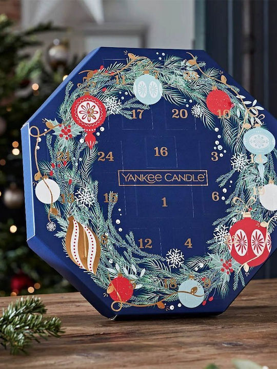 Yankee Candle Χριστουγεννιάτικο Κερί Christmas Collection Advent Calendar 24x9.8εκ.