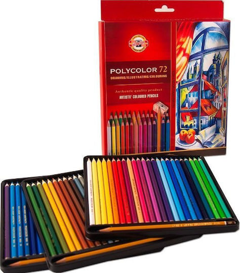 Koh-I-Noor Set de creioane colorate 72buc Pachet de 1 ambalaje