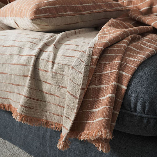 Gofis Home Brick Sofa Throw 2 Sides Jacquard 180x250cm