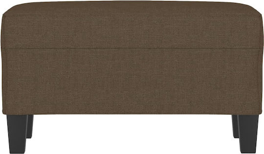 Stoff-Tabouret Braun 100x35x41cm