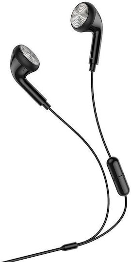 Hoco M73 Joan Earbuds Freihändig Kopfhörer mit Stecker 3.5mm Schwarz