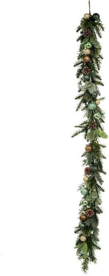 Iliadis Weihnachtliche Girlande Metallisch Grün 1Stück