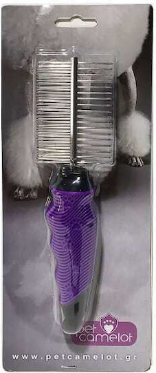 Pet Camelot Comb for Misc Hair Lengths Double Sided for Coat Grooming