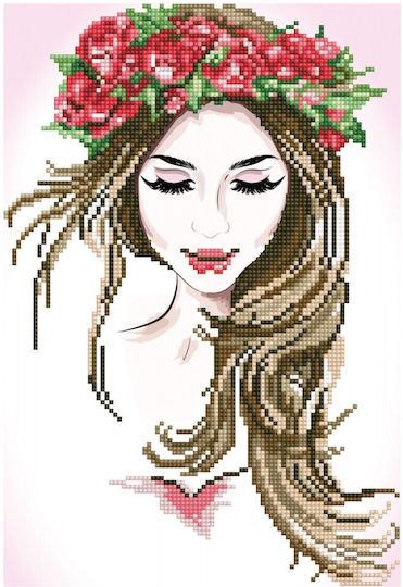 Diamond Dotz Pânză Diamond Painting Kit Mozaic - Frumusețe în ghirlandă