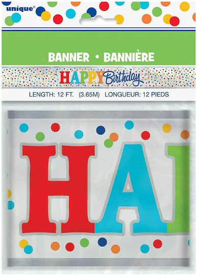 Unique Αξεσουάρ Πάρτυ με Θέμα "Happy Birthday" από Μέταλλο U58269