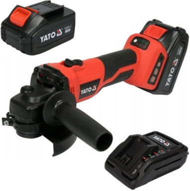 Yato YT-828295 Grinder 125mm Battery Brushless with Speed Control 2x4Ah