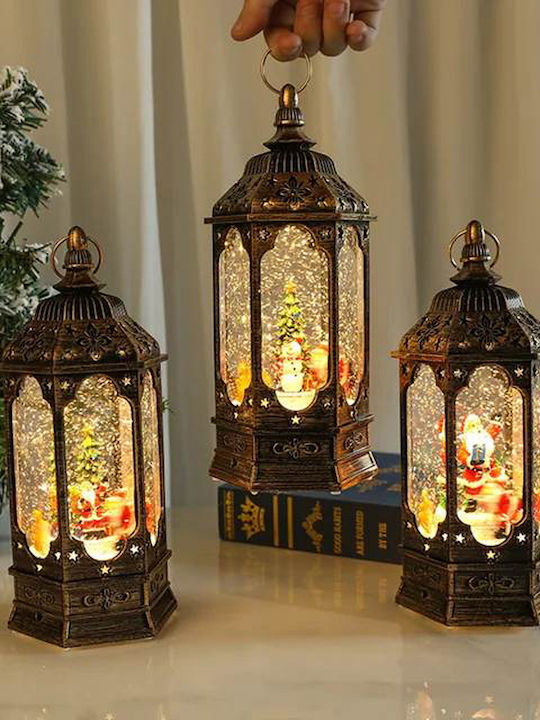 Illuminated Christmas Battery / Electric Lantern with Music (Μiscellaneous Designs)