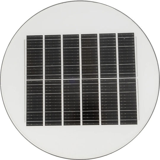 GloboStar Street Solar Light 25W 2000lm Cold White 6000K with Motion Sensor and Photocell IP65 50cmx50cmx19cmcm