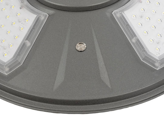 GloboStar Street Solar Light 25W 2000lm Cold White 6000K with Motion Sensor and Photocell IP65 50cmx50cmx19cmcm