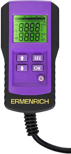 Ermenrich 83822 Αναλογικό Battery Tester
