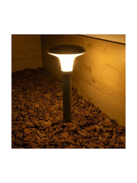 GloboStar Outdoor Small Post Floor Lamp IP65 For E27 Bulb Gray