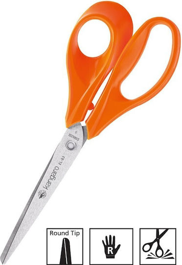 Large Scissors Ergonomic Handle El-83 21cm Kangaro 8901057501187
