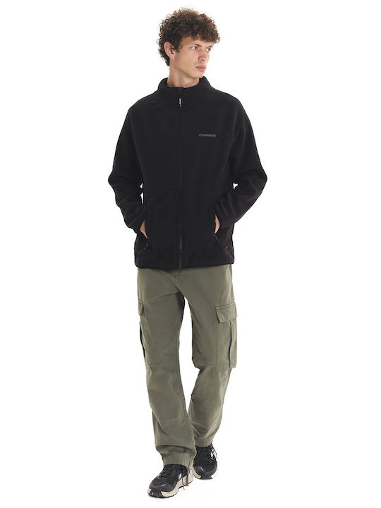 Ανδρική Ζακέτα Fleece Μαύρη