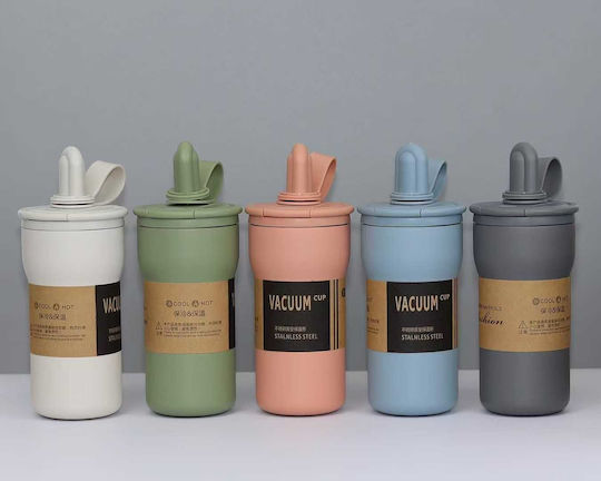 Portable Bottle-Thermos Bottle Thermos Stainless Steel / Plastic 650ml White