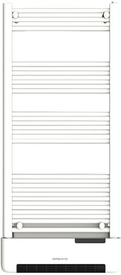 Create Șină electrică pentru prosoape 1000W 115.5x51.5cm Alb