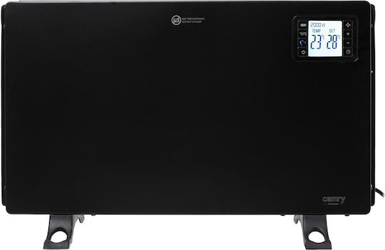 Camry Convector Heater Floor 2000W with Electronic Thermostat 60.5x37.5cm Black