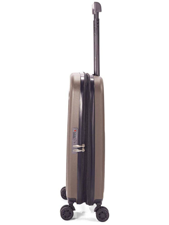 Benzi Benzi Kabinen Hartkoffer Mokka mit 4 Rädern Höhe 56cm