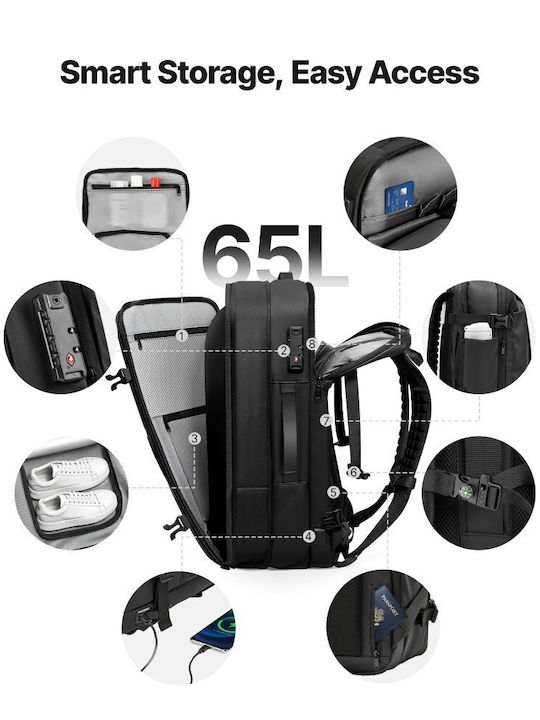 Vevor Vevor Hart Kabinenkoffer Schwarz