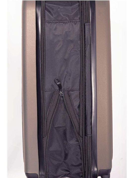 Benzi Benzi Kabinen Hartkoffer Mokka mit 4 Rädern Höhe 56cm