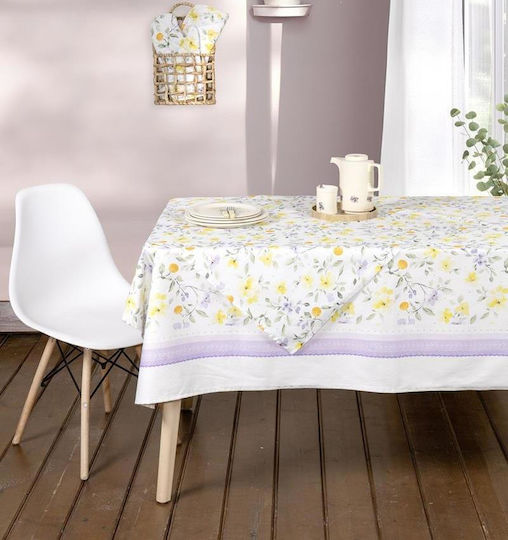 Nima Fustă Pătrată Din Bumbac Set Brunch Time Multicolor 85x85cm