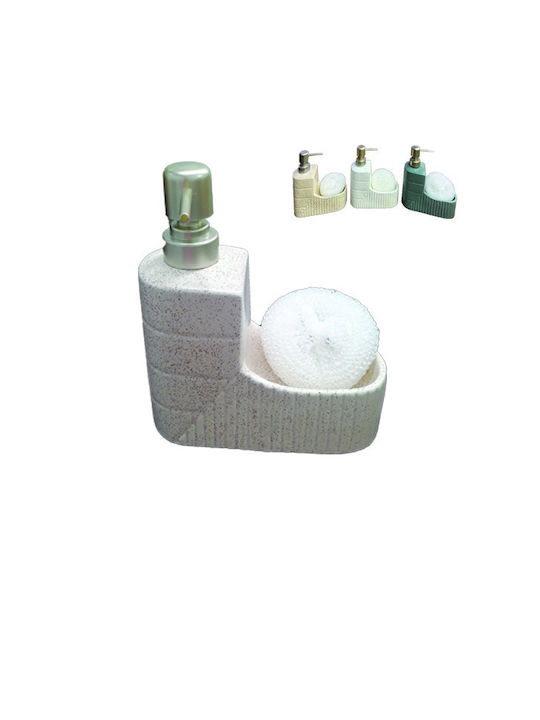 AGC Dispenser Ceramic with Sponge Holder