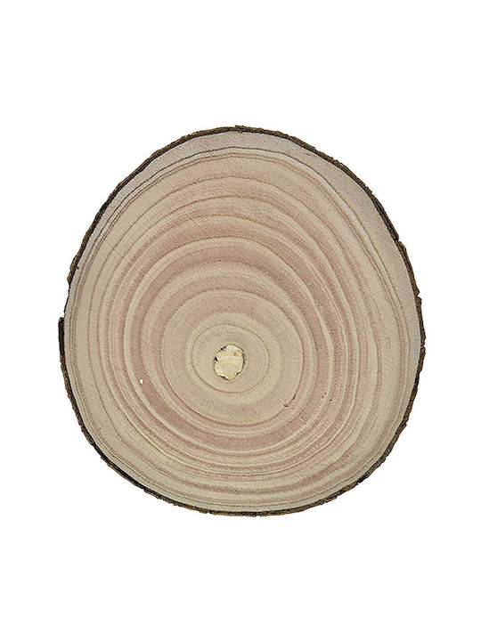 Bakaji Wooden Central Table Decoration Trunk Trays Christmas Diameter 20cm 02814992