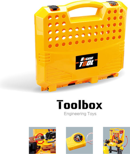 Bakaji Transformierbarer Werkzeugkasten Spielzeug Kinder Koffer Zubehör 02839781