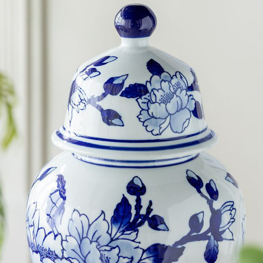 Artekko Decorative Vase Melania White 20x20x36cm