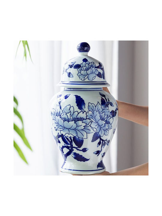 Artekko Decorative Vase Melania White 20x20x36cm