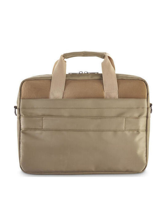 Stoff Damen Geldbörse Braun