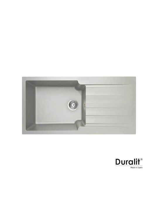 Duralit Drop-In Chiuvetă din Granit Sintetic L100xW50cm